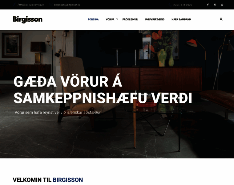 Birgisson.is thumbnail