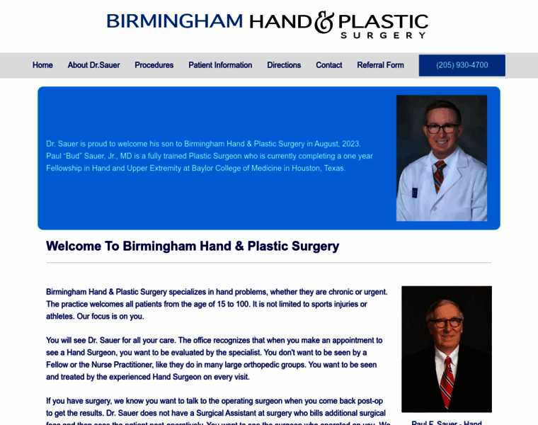Birminghamhandandplasticsurgery.com thumbnail