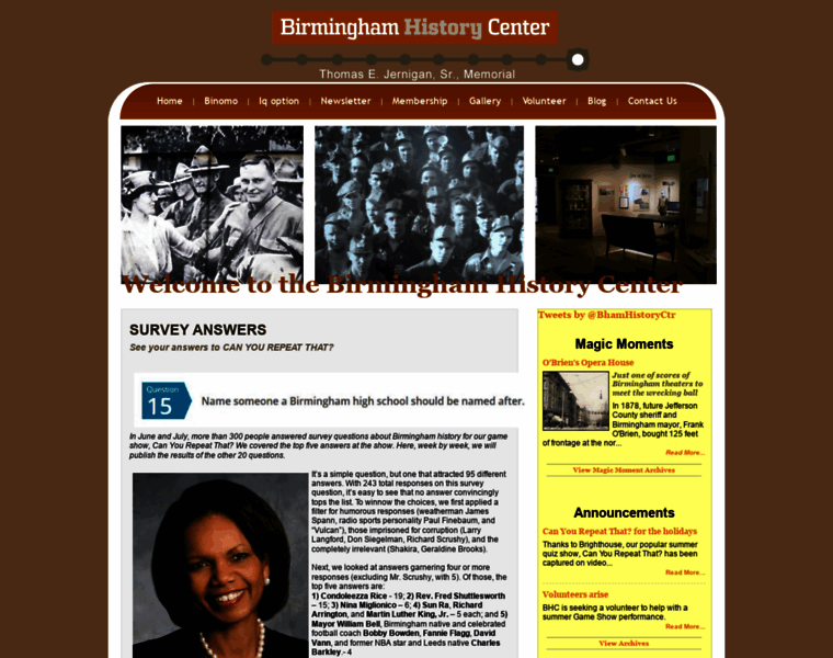 Birminghamhistorycenter.org thumbnail