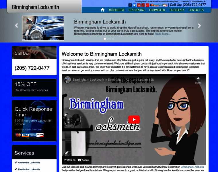 Birminghamlocksmithpro.com thumbnail