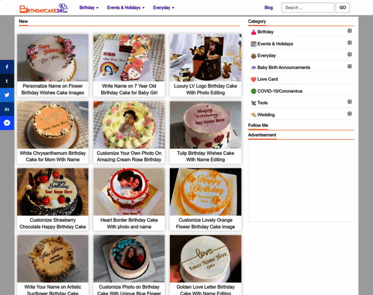 Birthdaycake24.com thumbnail