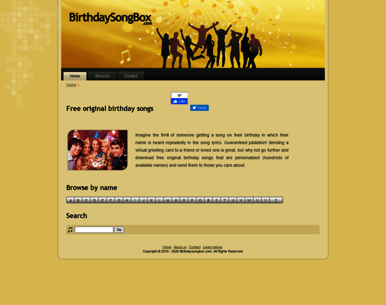 Birthdaysongbox.com thumbnail