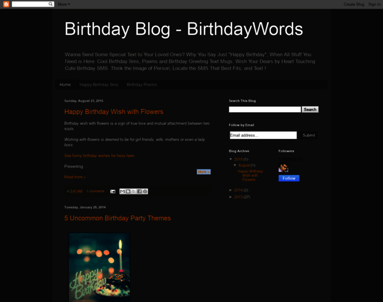 Birthdaywords.blogspot.com thumbnail