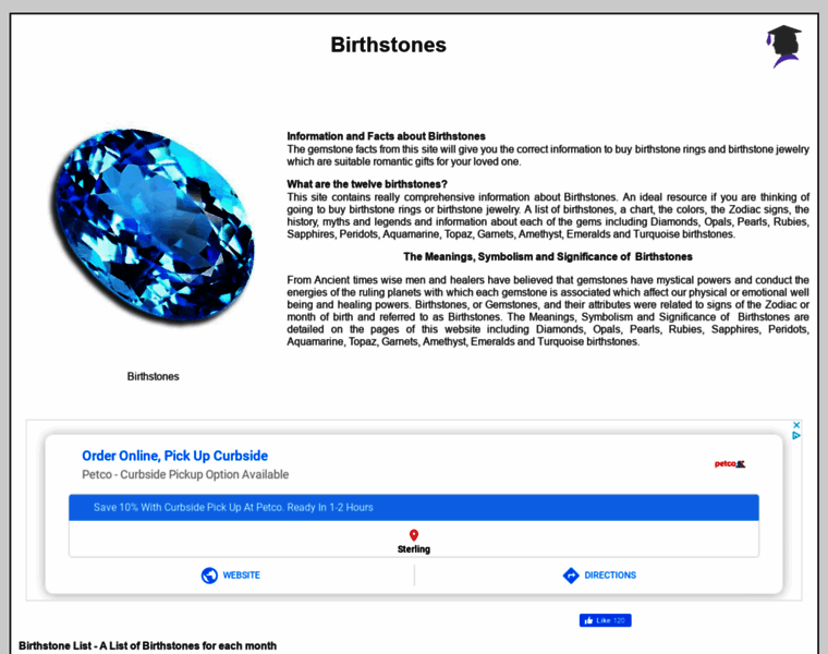 Birthstones.org.uk thumbnail