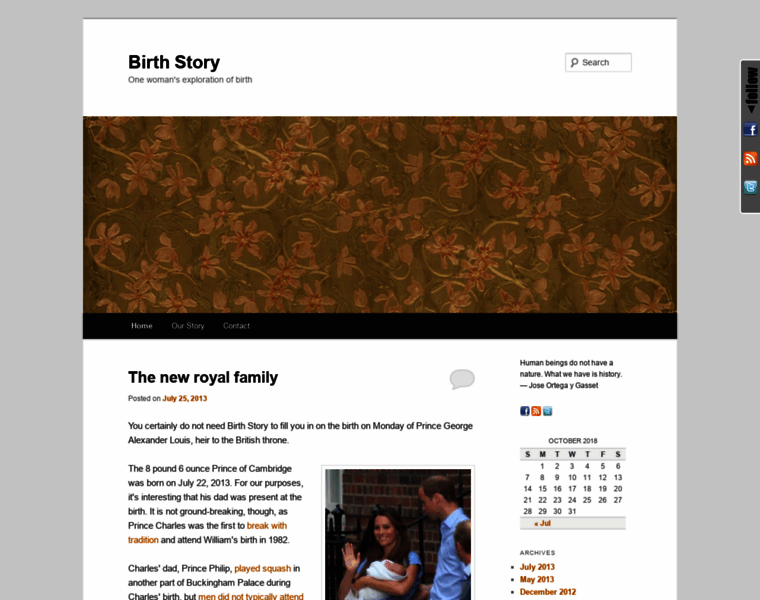 Birthstory.net thumbnail