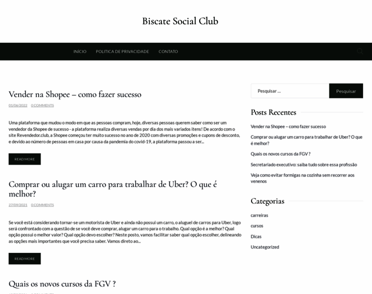 Biscatesocialclub.com.br thumbnail