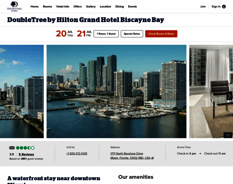 Biscaynebay.doubletree.com thumbnail