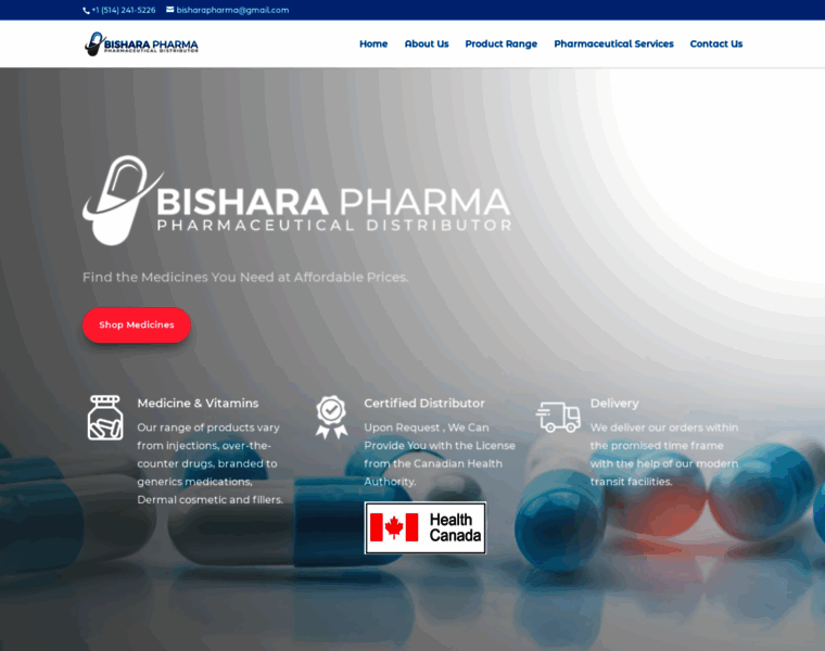 Bisharapharma.com thumbnail