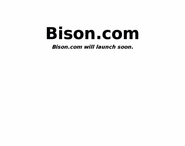Bison.com thumbnail