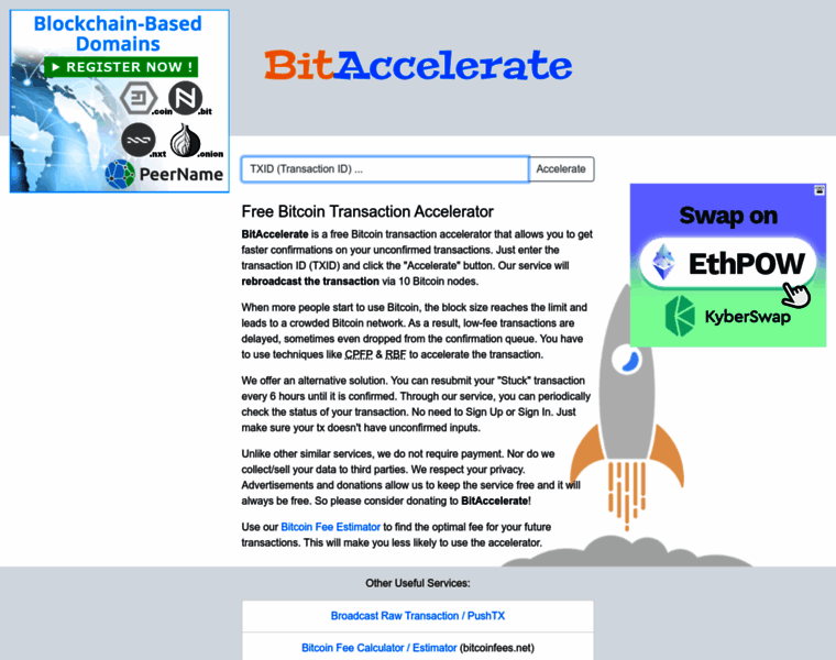 Bitaccelerate.com thumbnail