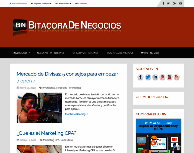 Bitacoradenegocios.com thumbnail