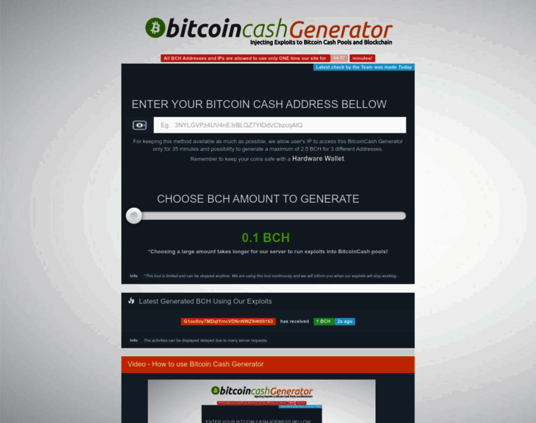 Bitcoin-cash-generator.com thumbnail