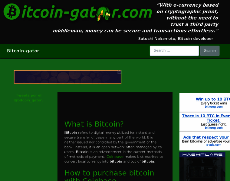 Bitcoin-gator.com thumbnail