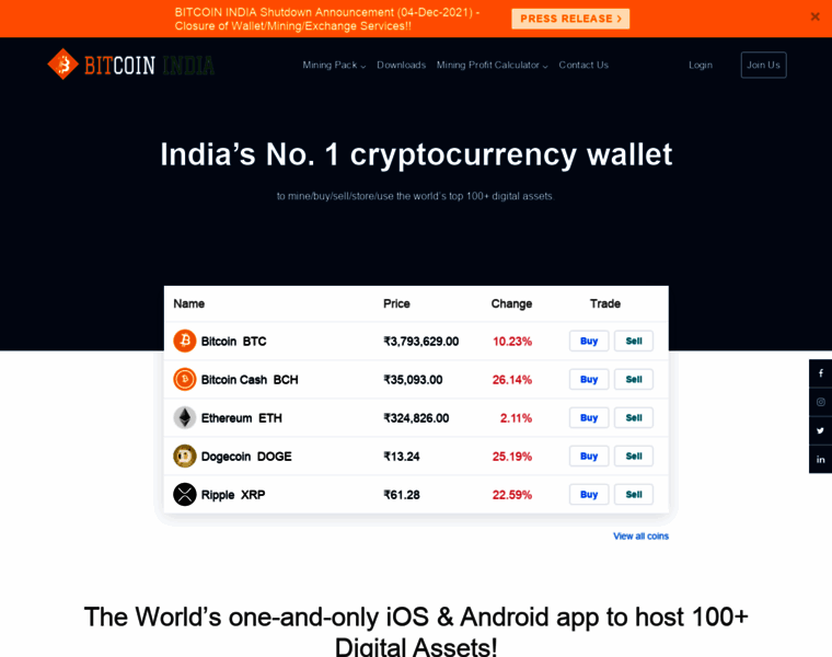 Bitcoin-india.org thumbnail