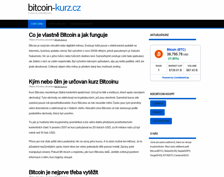 Bitcoin-kurz.cz thumbnail