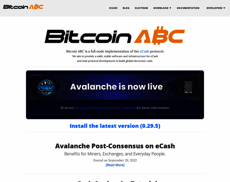 Bitcoinabc.org thumbnail