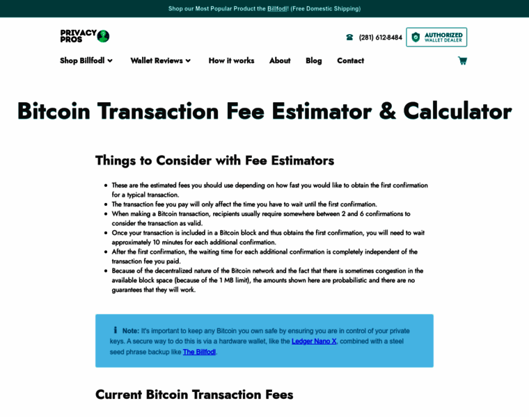Bitcoinfees.info thumbnail