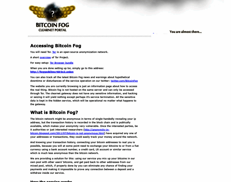 Bitcoinfog.info thumbnail