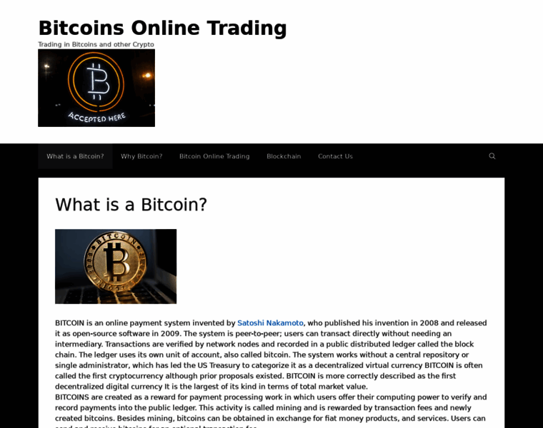 Bitcoins-onlinetrading.com thumbnail