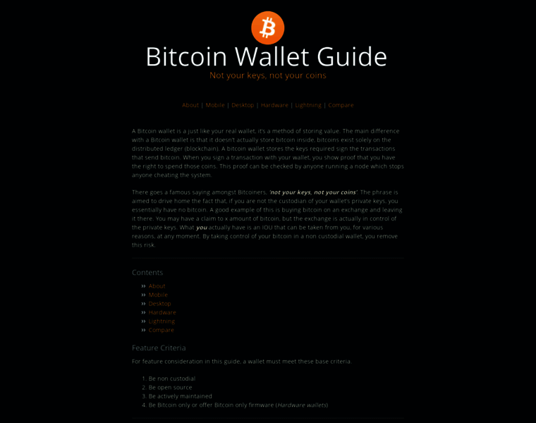 Bitcoinwallet.guide thumbnail