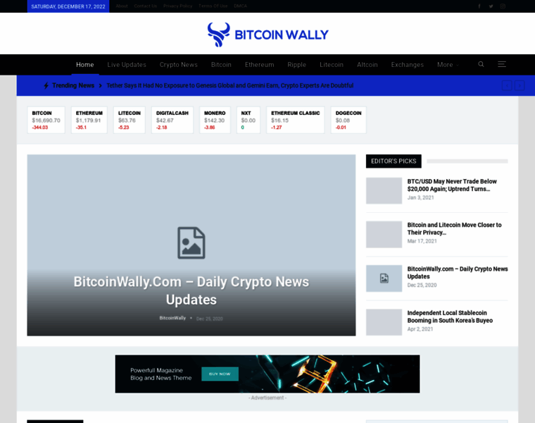 Bitcoinwally.com thumbnail
