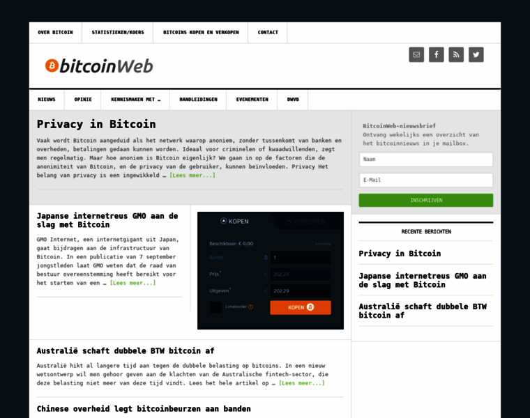 Bitcoinweb.nl thumbnail