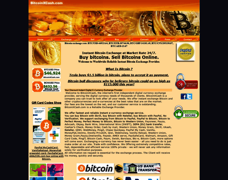 Bitcoinxcash.com thumbnail