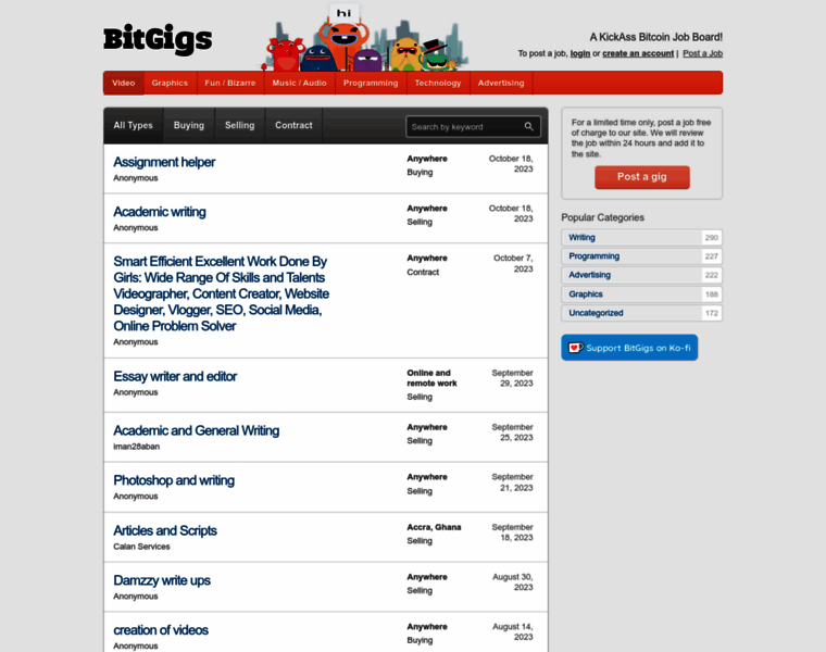 Bitgigs.com thumbnail