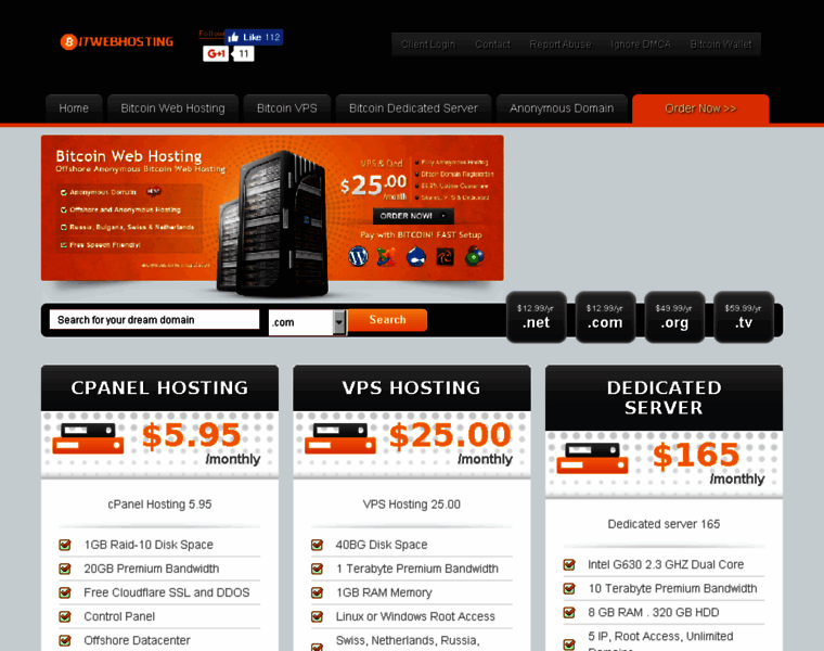 Bitwebhosting.com thumbnail