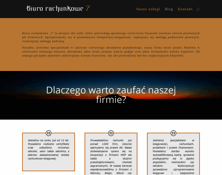 Biurorachunkowe7.pl thumbnail