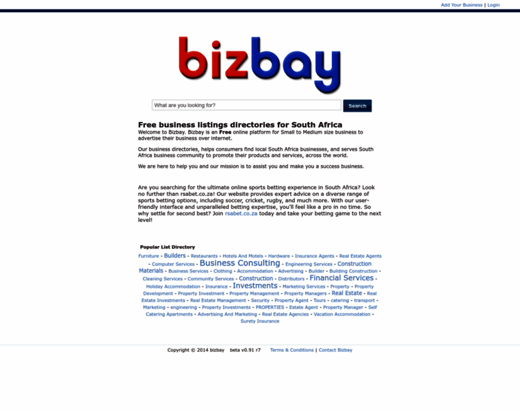 Bizbay.co.za thumbnail