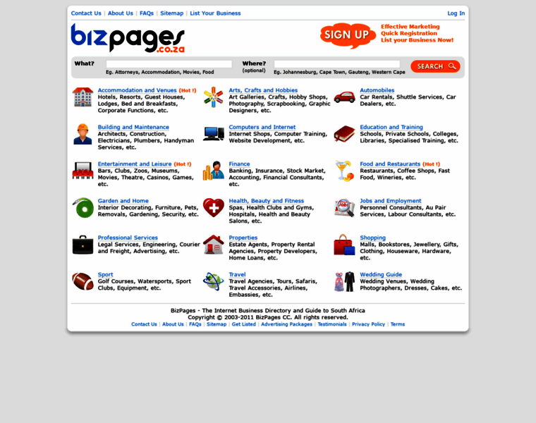 Bizpages.co.za thumbnail