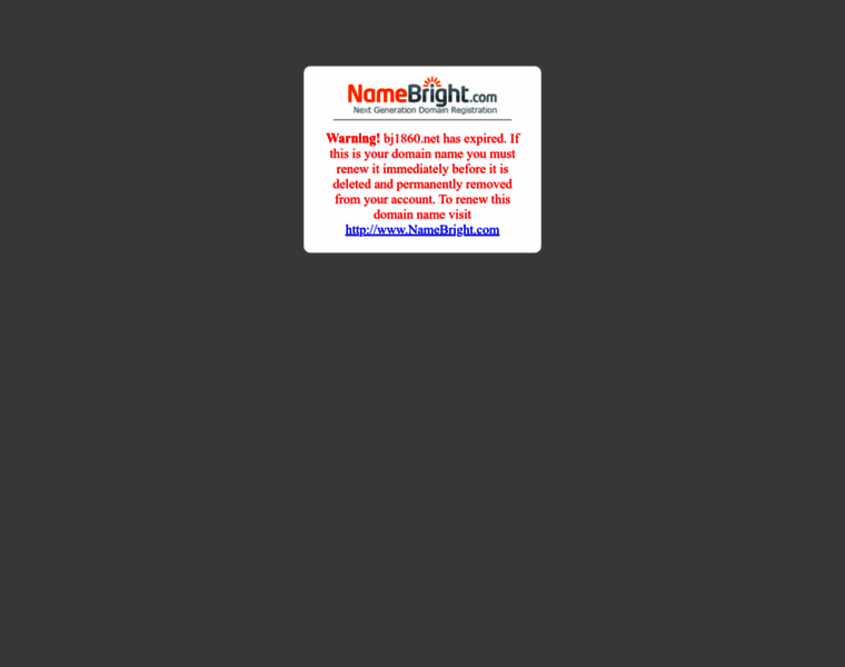 Bj1860.net thumbnail