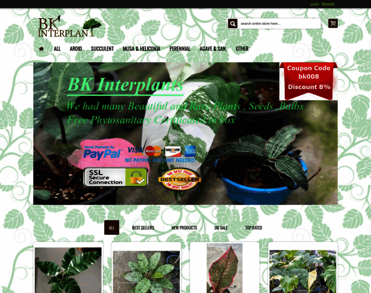 Bkinterplants.com thumbnail
