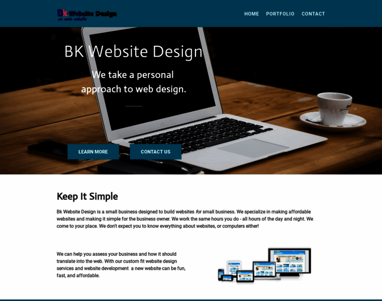 Bkwebsitedesign.com thumbnail