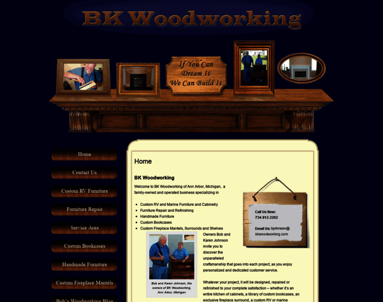 Bkwoodworking.com thumbnail