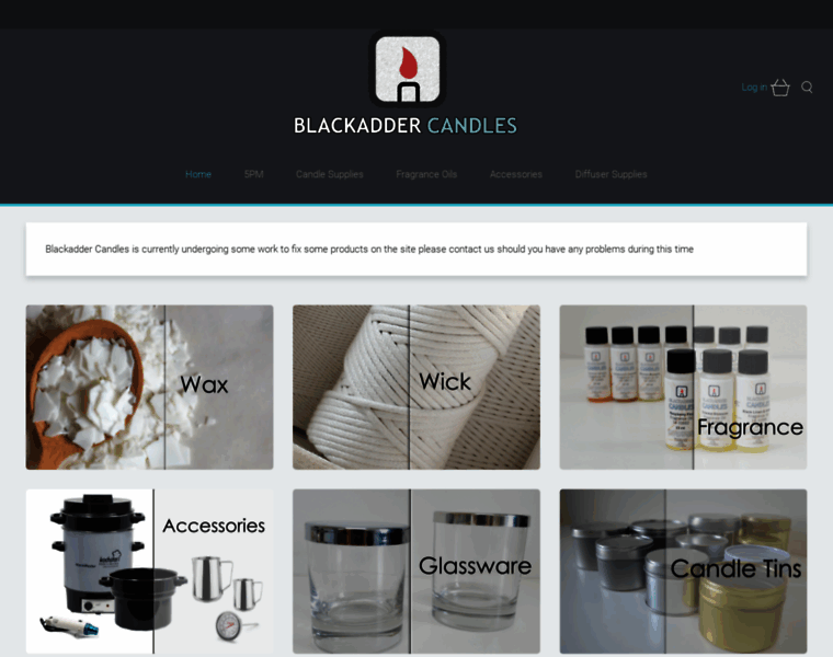 Blackaddercandles.co.uk thumbnail
