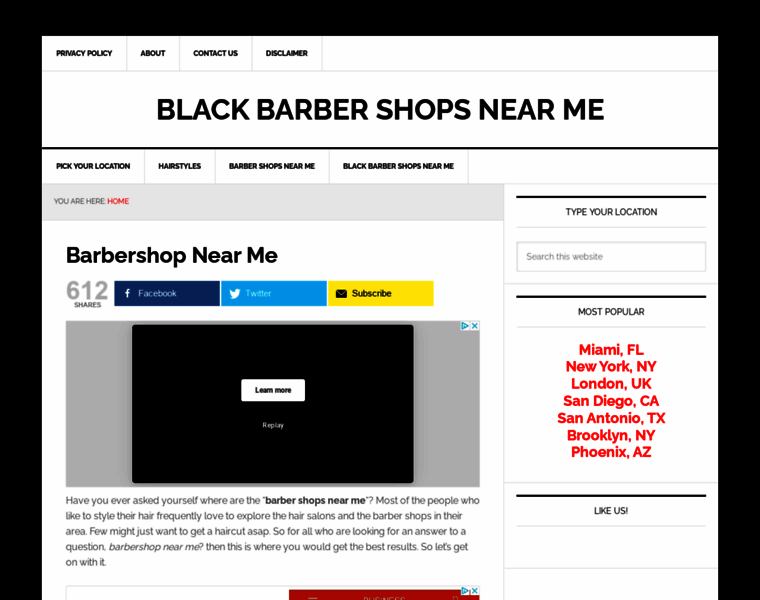 Blackbarber-shop.com thumbnail