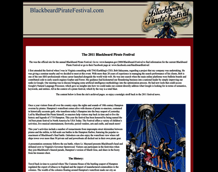 Blackbeardpiratefestival.com thumbnail