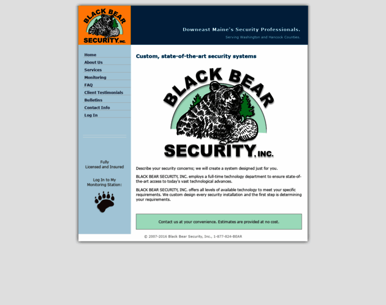 Blackbearsecurity.net thumbnail