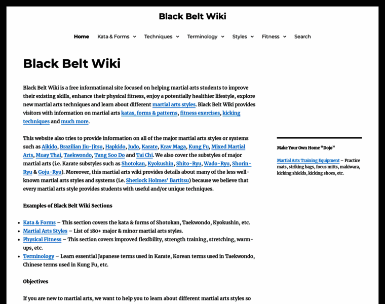 Blackbeltwiki.com thumbnail
