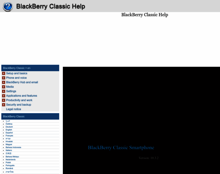 Blackberry-classic.berrydoc.net thumbnail