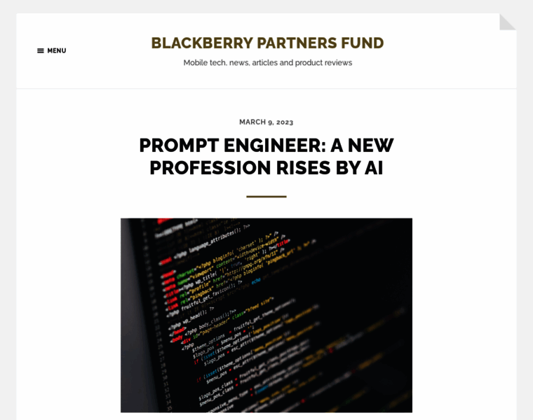 Blackberrypartnersfund.com thumbnail