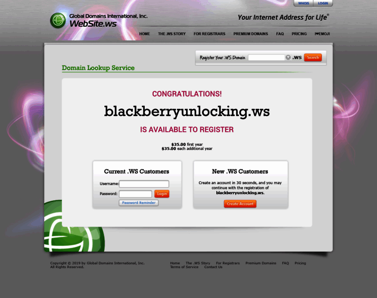 Blackberryunlocking.ws thumbnail