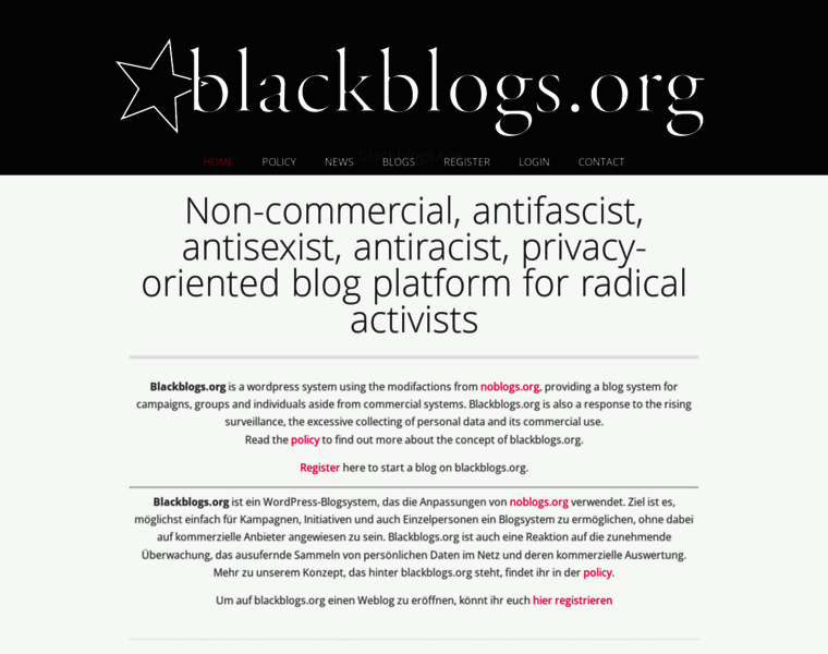 Blackblogs.org thumbnail
