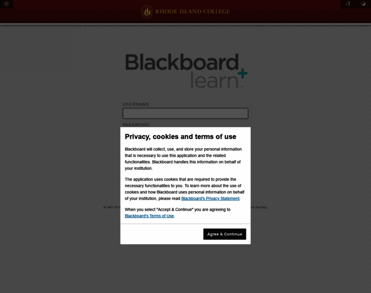 Blackboard.ric.edu thumbnail