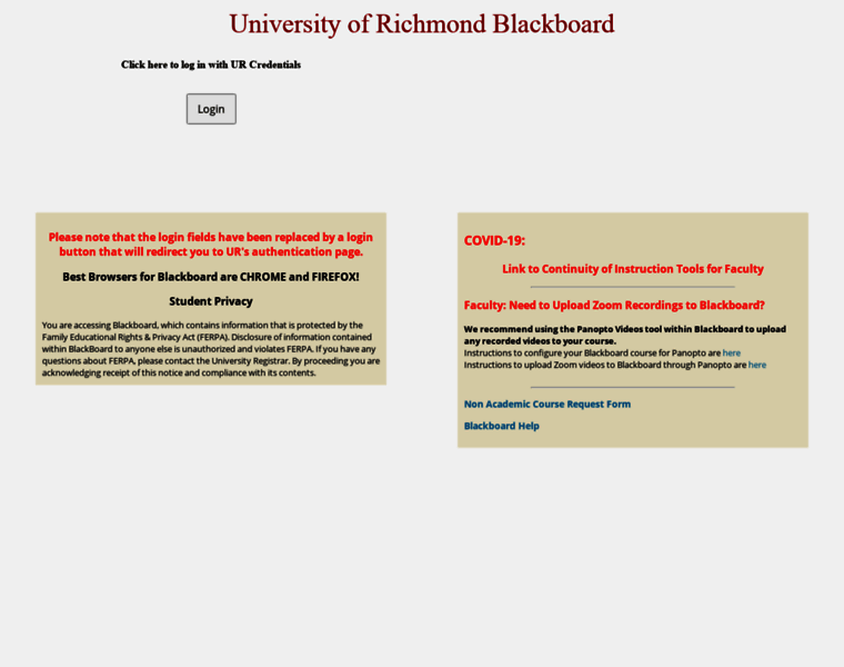 Blackboard.richmond.edu thumbnail