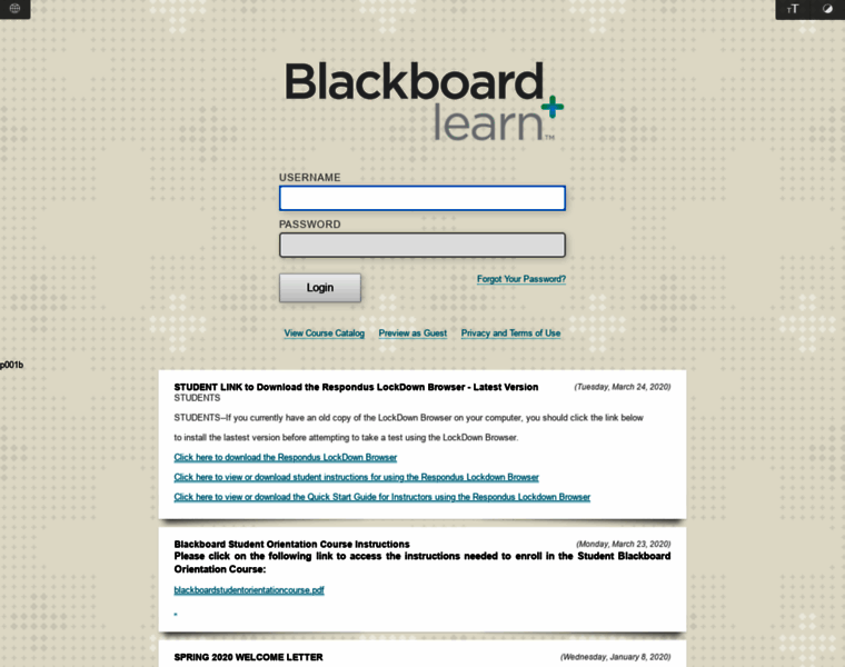 Blackboard.swic.edu thumbnail
