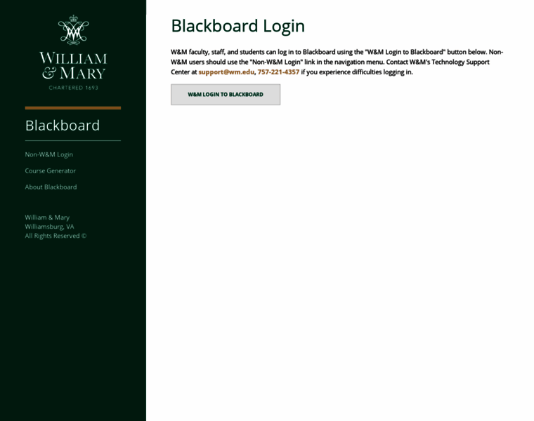 Blackboard.wm.edu thumbnail