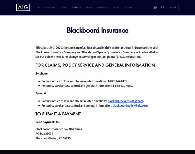 Blackboardinsurance.com thumbnail